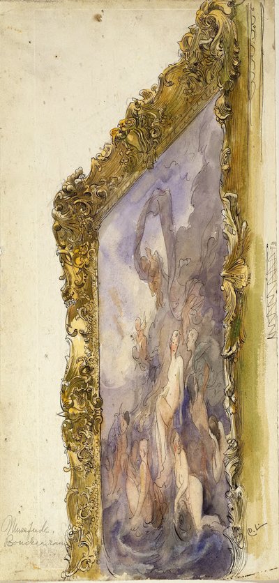 Lovisa Ulrika-Fresko. Triumph der Venus autorstwa Carl Larsson