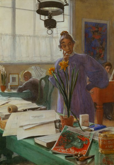Moja żona autorstwa Carl Larsson