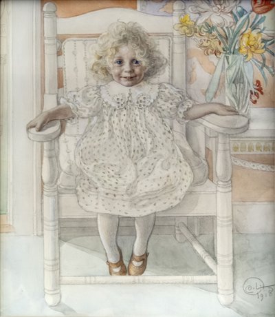 Portret Ingi-Marii Thielu autorstwa Carl Larsson