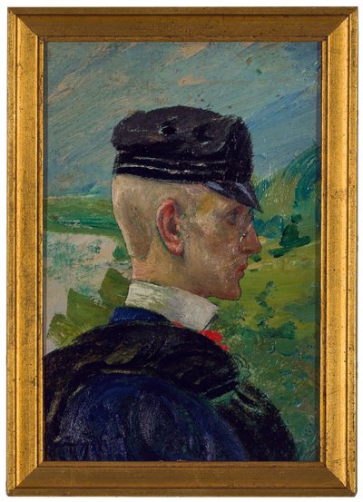 Portret chłopca. Studium do porannych modlitw autorstwa Carl Larsson