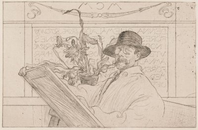 Autoportret autorstwa Carl Larsson