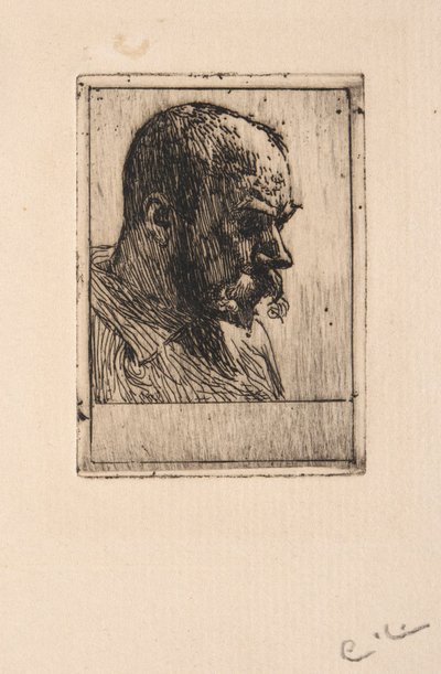 Autoportret w bluzie malarskiej autorstwa Carl Larsson