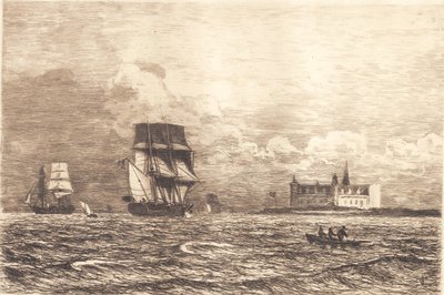 W cieśninie w Kronborg autorstwa Carl Locher
