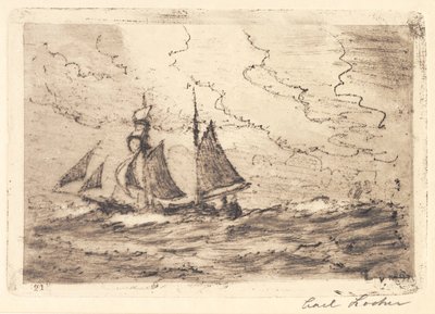 Sztywna wichura autorstwa Carl Locher