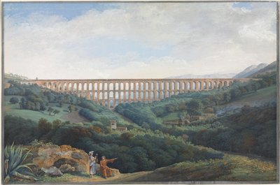 Akwedukty w Caserta autorstwa Carl Ludwig Hackert
