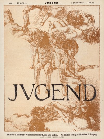 Ilustracja okładki magazynu Jugend autorstwa Carl Marr