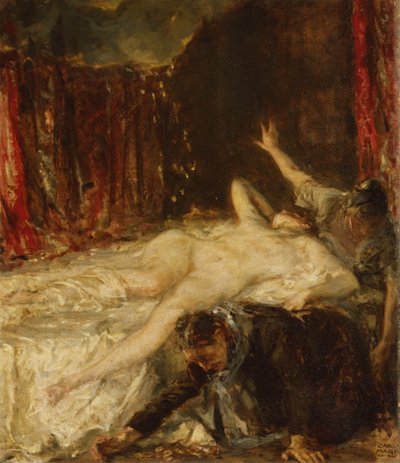 Płatność Zeusa, koniec XIX-początek XX wieku. autorstwa Carl Marr