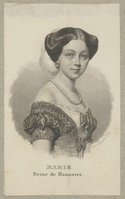 Maria Hanowerska (1776 Londyn - 1857 Londyn) - księżniczka Wielkiej Brytanii i Irlandii, Hanoweru, Brunszwiku-Lüneburga oraz poprzez małżeństwo księżna Gloucester i Edynburga autorstwa Carl Mayer
