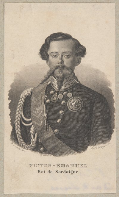 Wiktor Emanuel I, król Sardynii autorstwa Carl Mayer