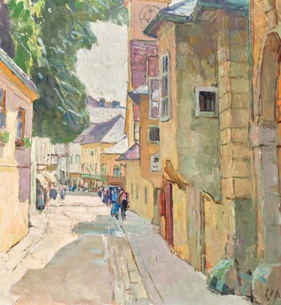 dr Ulica Seipla w Mödling autorstwa Carl Moll