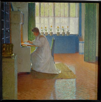 Mój salon (obraz na płótnie) autorstwa Carl Moll