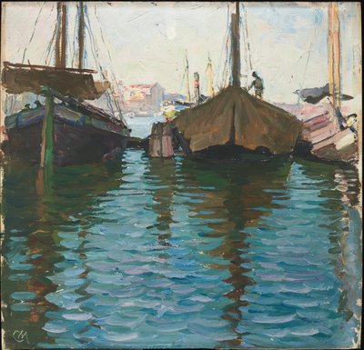 Venedig (olej na panelu) autorstwa Carl Moll