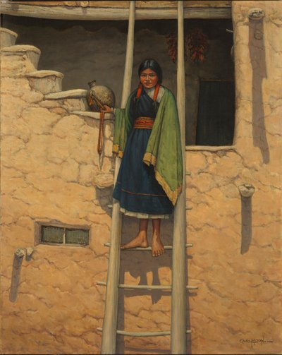 Schody Hopi autorstwa Carl Moon