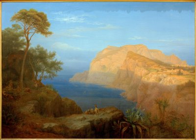 Capri o wschodzie słońca autorstwa Carl Morgenstern