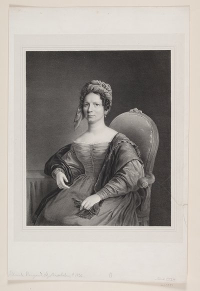 Elisabeth Hendrine de Neergaard autorstwa Carl Muller