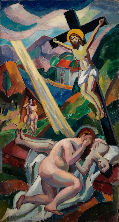 (Ukrzyżowanie) autorstwa Carl Newman