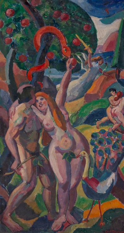 Adam i Ewa, przed 1932 rokiem. autorstwa Carl Newman