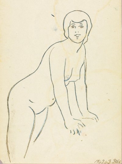 Kobieta nago autorstwa Carl Newman