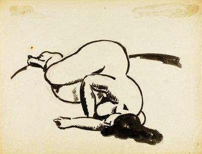 Kobieta nago leżąca autorstwa Carl Newman