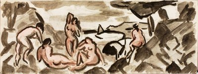 Grupa kobiecych aktów autorstwa Carl Newman