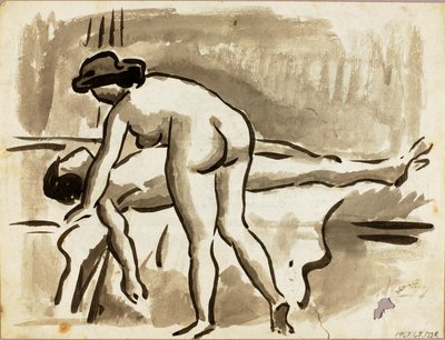 Akt męski i żeński autorstwa Carl Newman