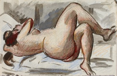 Leżący akt kobiecy autorstwa Carl Newman