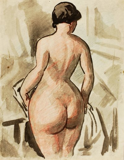 Stojąca naga kobieta autorstwa Carl Newman