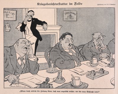 Korespondenci wojenni w terenie: Korespondenci wojenni w terenie” autorstwa Carl Olof Petersen