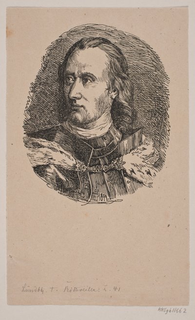 Król Hans autorstwa Carl Peter Theodor Rothweiler