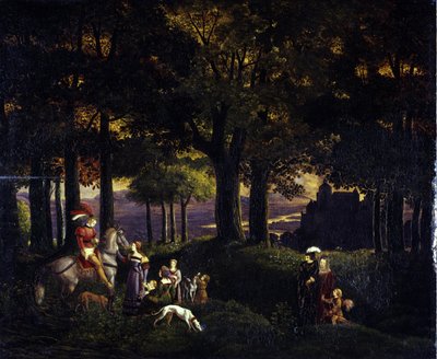 Zbłąkany rycerz autorstwa Carl Philipp Fohr