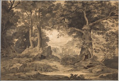 Heidelberg z pięknym widokiem w oddali autorstwa Carl Philipp Fohr