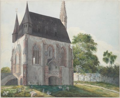 Totenkapelle w Kiedrich, ok. 1814 r. autorstwa Carl Philipp Fohr