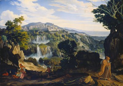 Wodospady w Tivoli autorstwa Carl Philipp Fohr