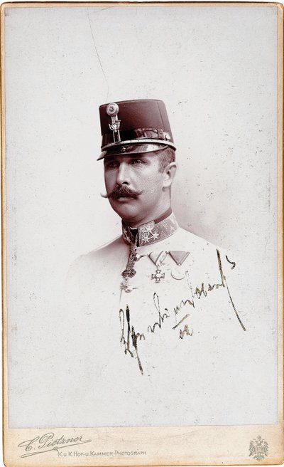 Arcyksiążę Franciszek Ferdynand Austrii, 1902. autorstwa Carl Pietzner