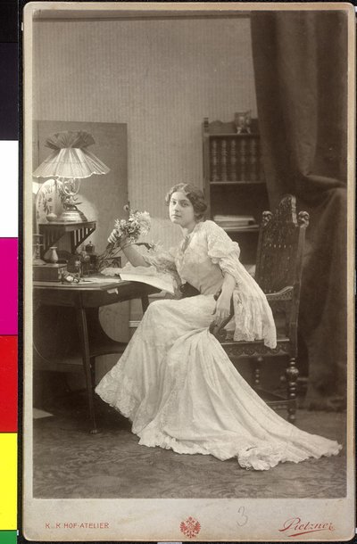Lina Loos autorstwa Carl Pietzner