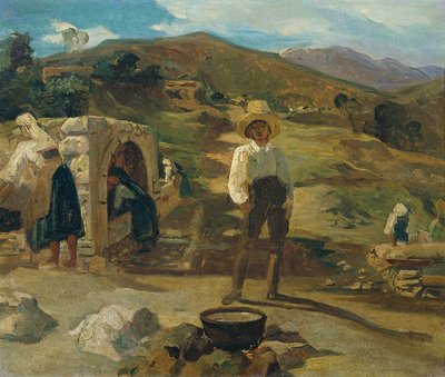 Włoski krajobraz autorstwa Carl Rahl