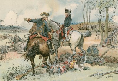 Fryderyk Wielki w bitwie pod Kolinem w 1757 r. autorstwa Carl Rohling