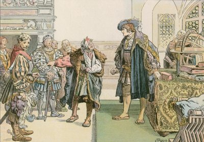 Wyrok Joachima I przeciwko zbójnikom z Lindenbergu w 1504 r. autorstwa Carl Rohling