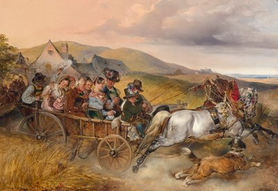 Ślubna przejażdżka autorstwa Carl Schindler