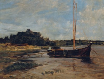 Żaglowiec na Haweli autorstwa Carl Schuch