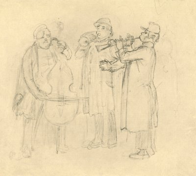 Bettelmusikanten, połowa końca XIX wieku, ok. 1924. autorstwa Carl Spitzweg