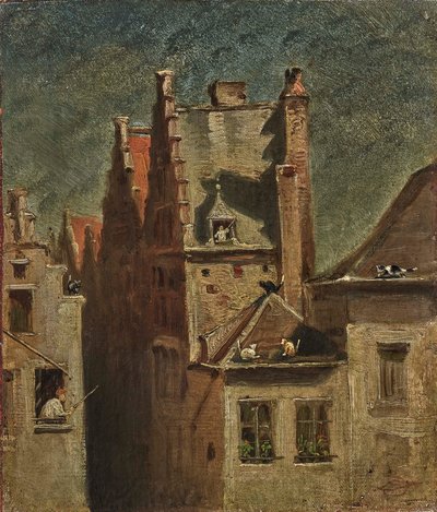 Koncert kotów. autorstwa Carl Spitzweg