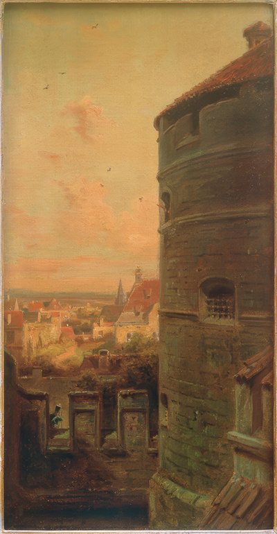 Wieża fermentacyjna w Rothenburg ob der Tauber autorstwa Carl Spitzweg