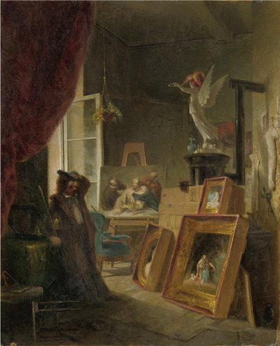 Malarz historii autorstwa Carl Spitzweg