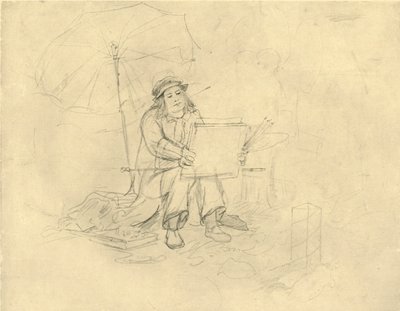 Der Landschaftsmaler II, połowa końca XIX wieku, ok. 1924. autorstwa Carl Spitzweg
