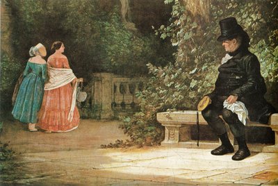 Wdowiec autorstwa Carl Spitzweg