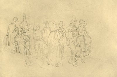 Cyganie sprowadzeni, połowa końca XIX w., ok. 1924 r. autorstwa Carl Spitzweg