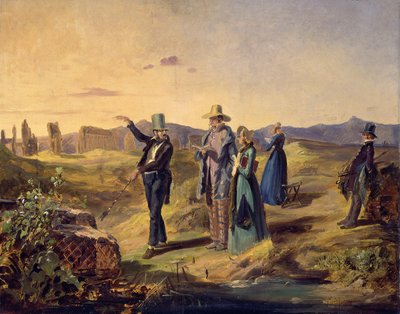Anglicy w Kampanii Rzymskiej autorstwa Carl Spitzweg