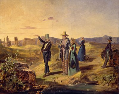 Anglicy w Kampanii, ok. 1835 r. autorstwa Carl Spitzweg