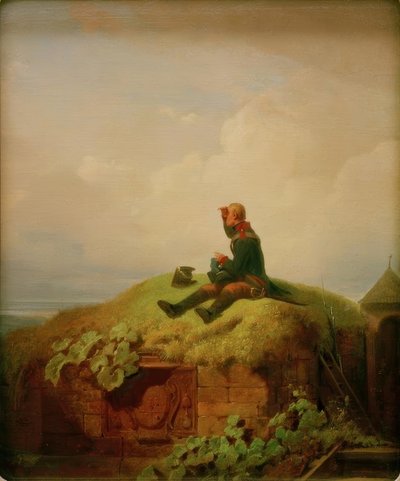 Dawno, dawno temu (wartownik dziewiarski) autorstwa Carl Spitzweg